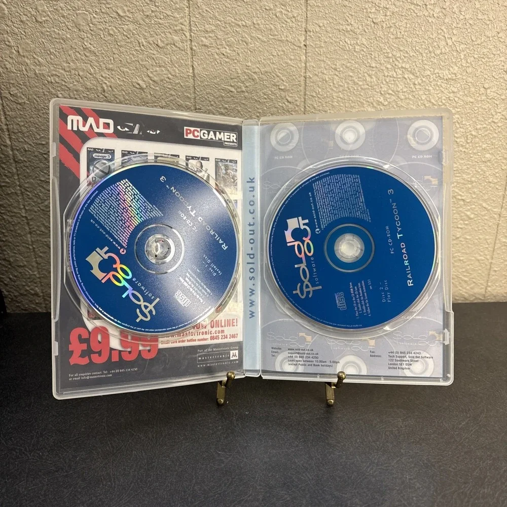 3 Strategy~PC Games~Railroad Tycoon 3, 911 Paramedic, and Battlefield 1942